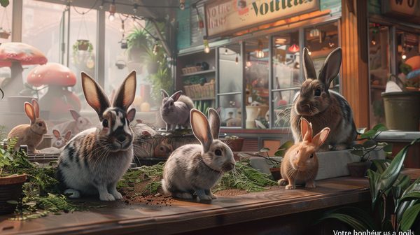 Votre bonheur à poils : choisissez notre animalerie experte en lapins et rongeurs